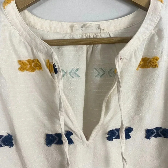 Lou & Grey Embroidered Boho Peasant Top - Picture 9 of 15